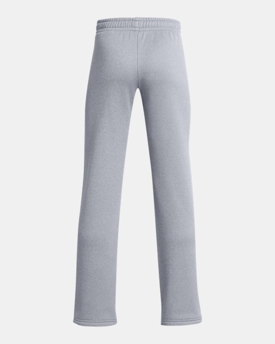 Boys' Armour Fleece® Pants, Gray, pdpMainDesktop image number 1